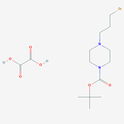 Picture of tert-Butyl 4-(3-bromopropyl)piperazine-1-carboxylate oxalate