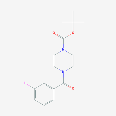 Picture of tert-Butyl 4-(3-iodobenzoyl)piperazine-1-carboxylate