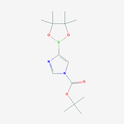 Picture of tert-Butyl 4-(4,4,5,5-tetramethyl-1,3,2-dioxaborolan-2-yl)-1H-imidazole-1-carboxylate
