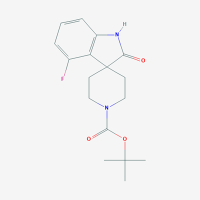 Picture of tert-Butyl 4-fluoro-2-oxospiro[indoline-3,4'-piperidine]-1'-carboxylate