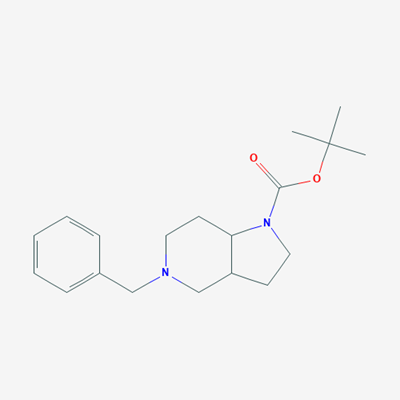 Picture of tert-Butyl 5-benzyloctahydro-1H-pyrrolo[3,2-c]pyridine-1-carboxylate