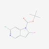 Picture of tert-Butyl 6-chloro-2-iodo-1H-pyrrolo[3,2-c]pyridine-1-carboxylate