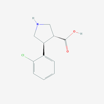 Picture of trans-4-(2-Chlorophenyl)pyrrolidine-3-carboxylic acid