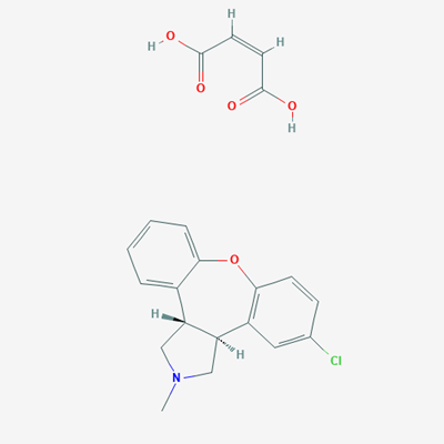 Picture of trans-5-Chloro-2-methyl-2,3,3a,12b-tetrahydro-1H-dibenzo[2,3:6,7]oxepino[4,5-c]pyrrole maleate