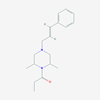 Picture of 2,6-Dimethyl-1-(1-oxopropyl)-4-(3-phenyl-2-propenyl)piperazine