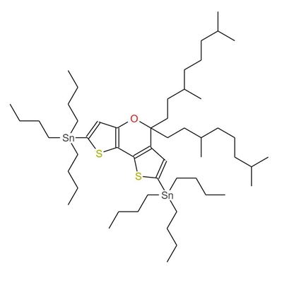 Picture of (5,5-Bis(3,7-dimethyloctyl)-5H-dithieno[3,2-b:2',3'-d]pyran-2,7-diyl)bis(tributylstannane)