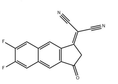 Picture of 2-(6,7-difluoro-3-oxo-2,3-dihydro-1H-cyclopenta[b]na phthalen-1-ylidene)malononitrile
