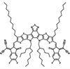 Picture of 2,2'-((2Z,2'Z)-((12,13-bis(2-butyloctyl)-3,9-diundecyl-12,13-dihydro-[1,2,5]thiadiazolo[3,4-e]thieno[2",3’':4’,5']thieno[2',3':4,5]pyrrolo[3,2-g]thieno[2',3':4,5]thieno[3,2-b]indole-2,10-diyl)bis(methanylylidene))bis(5,6-difluoro-3-oxo-2,3-dihydro-1H-inde