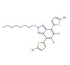 Picture of 4,7-Bis(5-bromo-2-thienyl)-5,6-difluoro-2-octyl-2H-benzotriazole