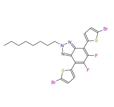 Picture of 4,7-Bis(5-bromo-2-thienyl)-5,6-difluoro-2-octyl-2H-benzotriazole