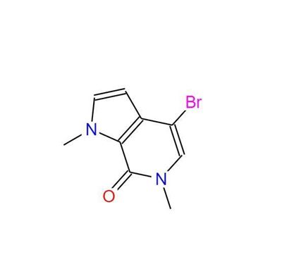 Picture of 4-Bromo-1,6-dimethyl-1,6-dihydro-7H-pyrrolo[2,3-c]pyridin-7-one