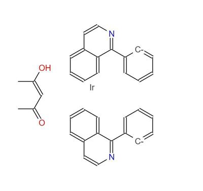 Picture of Ir(piq)2(acac),Sublimed, >99.5% (HPLC)