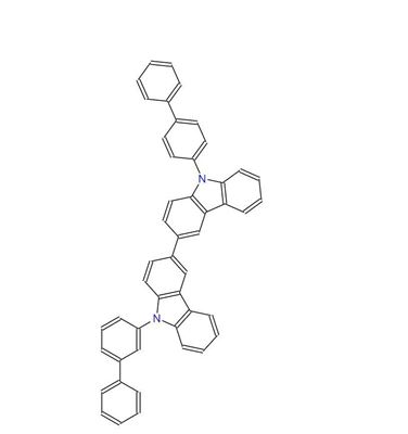 Picture of  9-[1,1-Biphenyl]-3-yl-9-[1,1-biphenyl]-4-yl-3,3-bi-9H-carbazole