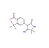 Picture of 2-Imidazolidinone, 5-imino-4,4-dimethyl-1-[4-nitro-3-(trifluoromethyl)phenyl]-