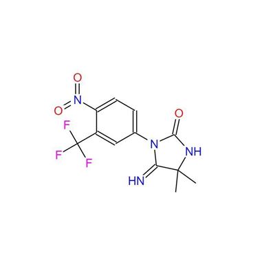 Picture of 2-Imidazolidinone, 5-imino-4,4-dimethyl-1-[4-nitro-3-(trifluoromethyl)phenyl]-