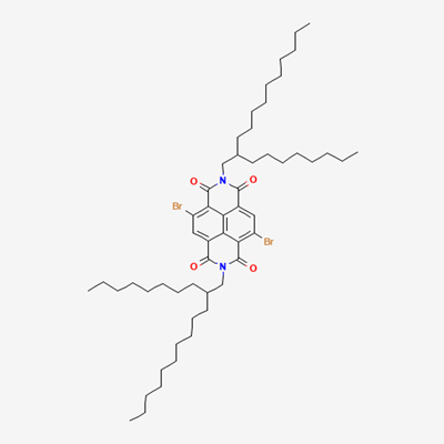 Picture of 4,9-Dibromo-2,7-bis(2-octyldodecyl)benzo[lmn][3,8]phenanthroline-1,3,6,8(2H,7H)-tetraone